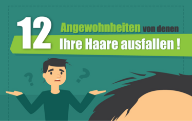 12 Angewohnheiten, die zu Haarausfall führen können